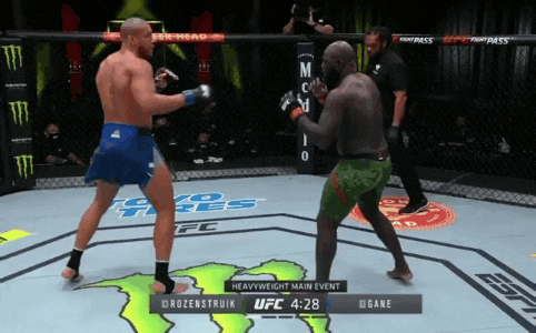 UFC 베가스 20: 로젠스트루이크 vs 간 리뷰(GIF) - 새로운 헤비급 컨텐더 또 등장