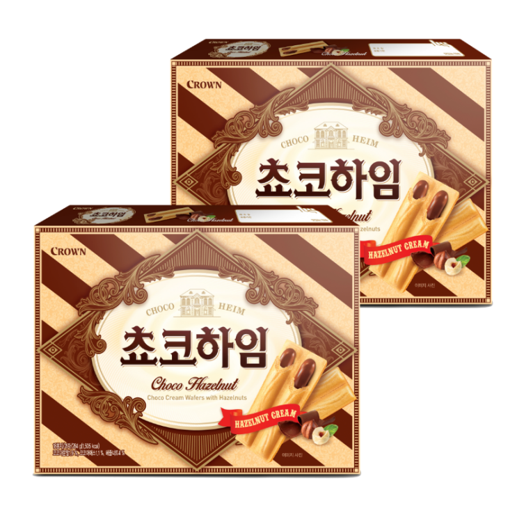 리뷰가 좋은 쵸코하임 크라운 랜덤 발송, 284g, 2개(로켓배송) ··· 리뷰가 좋은 쵸코하임 크라운 랜덤 발송, 284g, 2개(로켓배송) ···