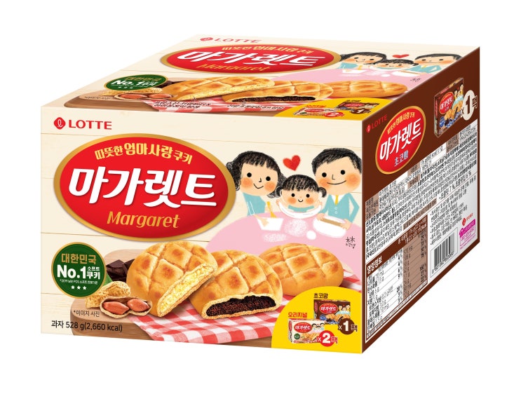 최근 많이 팔린 마가렛트 과자파이 오리지날 176g x 2p + 초코맘 176g, 1세트 추천합니다