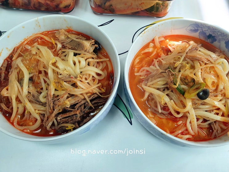  서울 육개장맛집 경성육개장앤부대찌개 육개장 포장 양, 맛 대박