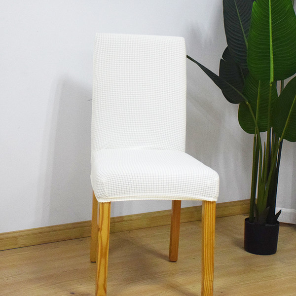 선택고민 해결 식탁 의자 커버 덮개 가정용 시트커버 세트 식당의자, 제이드 화이트 6 팩 ···
