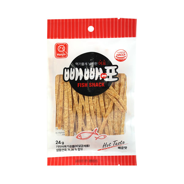 인지도 있는 한진 빼빼어포 피쉬스낵 매운맛, 10개, 24g 추천해요 인지도 있는 한진 빼빼어포 피쉬스낵 매운맛, 10개, 24g 추천해요