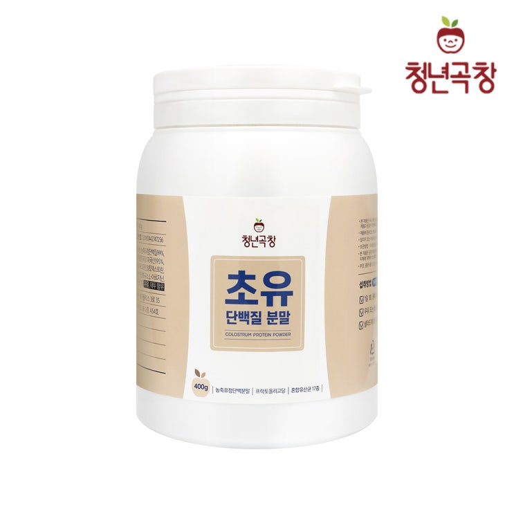 잘팔리는 청년곡창 초유단백질 분말 400g 좋아요 잘팔리는 청년곡창 초유단백질 분말 400g 좋아요