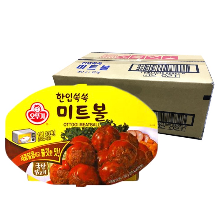 당신만 모르는 오뚜기 한입쏙쏙 미트볼, 180g, 12개입(로켓배송) 좋아요