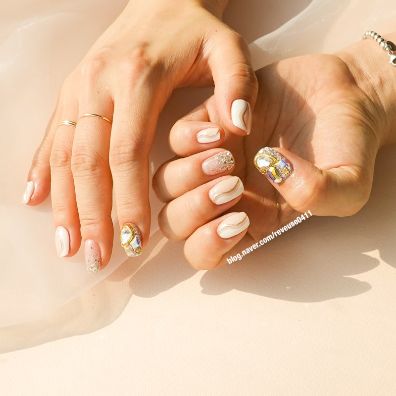 [웨딩뷰] 웨딩네일 / 웨딩네일아트 / 겨울네일아트 / 네일아트디자인 8