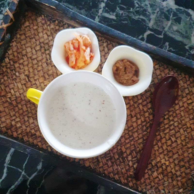 잣죽 끓이는법 생쌀 불려서 잣죽 만들기 레시피