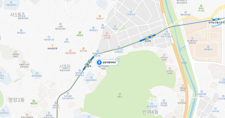 부산광역시 금정구 서동 코킹작업 , 삼한여명아파트 시공 사례