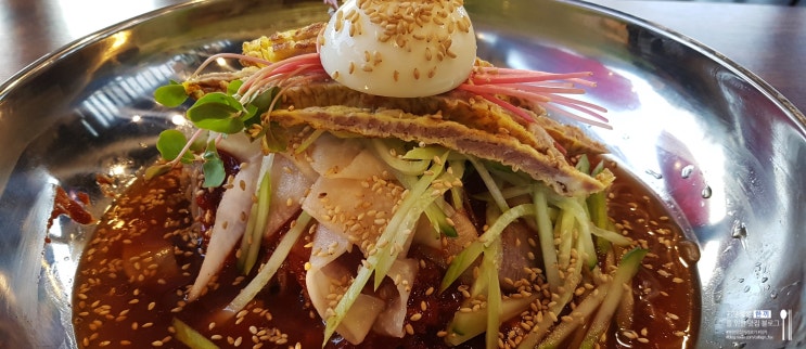 부천밀면 맛집 진달래밀면(진달래카페) 비빔밀면 남다른 양념장