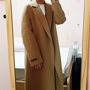 비지트인뉴욕코트 핸드메이드 벨티드 여리여리한 오버핏