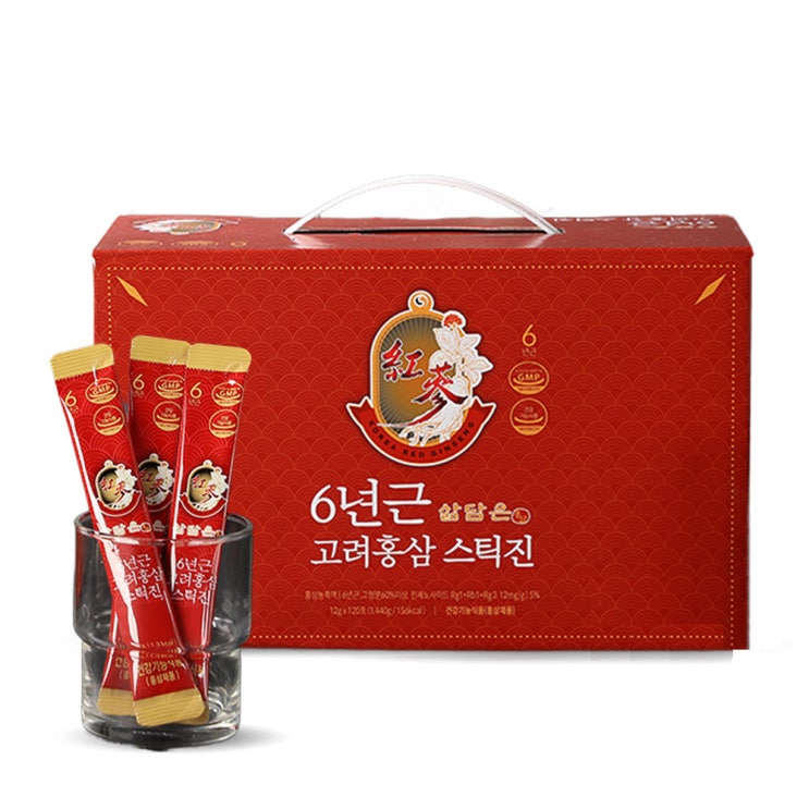 인지도 있는 삶담은홍삼 6년근 고려홍삼 스틱진, 12g, 120개(로켓배송) 추천해요 인지도 있는 삶담은홍삼 6년근 고려홍삼 스틱진, 12g, 120개(로켓배송) 추천해요