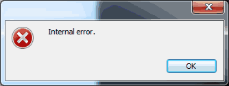  vmware internal error 해결방법