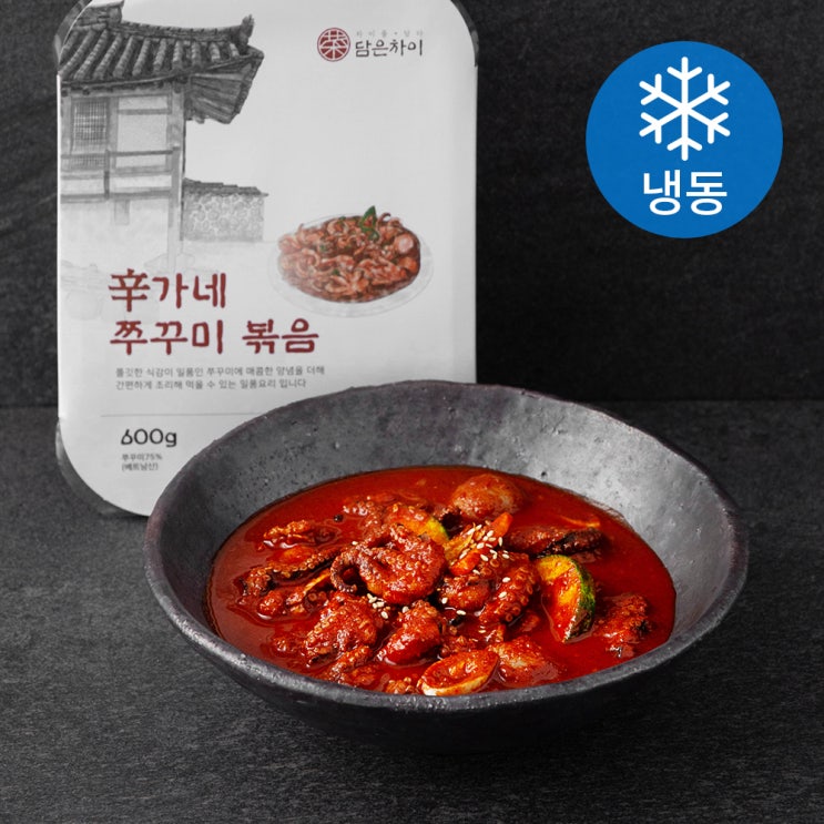 최근 인기있는 담은차이 신가네 쭈꾸미 볶음 (냉동), 600g, 1팩(로켓배송) ···