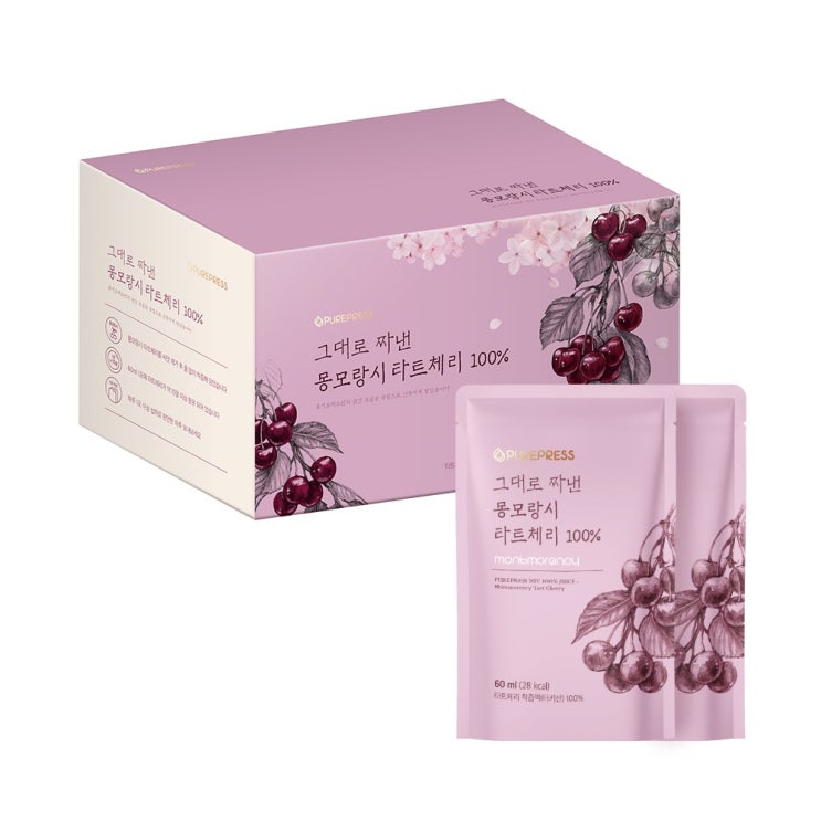당신만 모르는 퓨어프레스 그대로짜낸 몽모랑시 타트체리 NFC 타트체리즙 파우치형 60mlx30포, 1박스 추천합니다 당신만 모르는 퓨어프레스 그대로짜낸 몽모랑시 타트체리 NFC 타트체리즙 파우치형 60mlx30포, 1박스 추천합니다