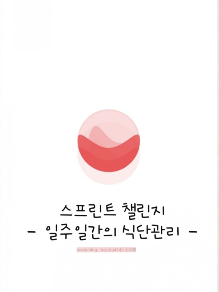  스프린트 챌린지 : 스프린트 러너의 일주일 식단관리 완주 후기️ |  다이어트식단앱 추천