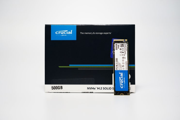  가성비 후속작 nvme ssd, 마이크론 Crucial P2 M.2 NVMe