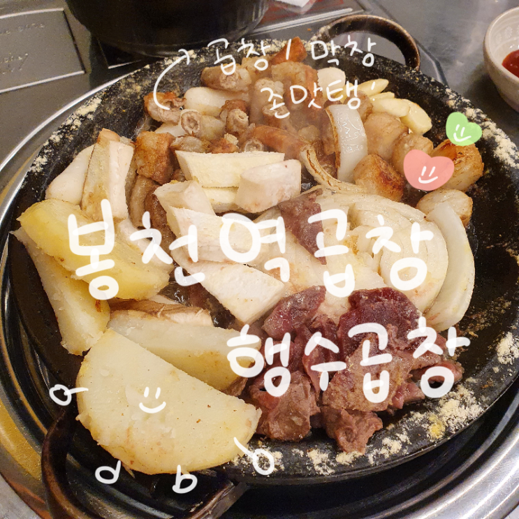  [봉천역맛집 / 봉천역곱창] 행수곱창 