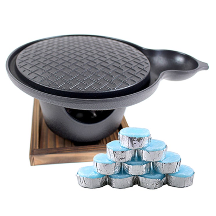 후기가 좋은 키친아트 혼밥 개인화로 그릴팬 + 워머 + 우드받침 + 고체연료 10p A세트, 160mm, 1세트(로켓배송) ··· 후기가 좋은 키친아트 혼밥 개인화로 그릴팬 + 워머 + 우드받침 + 고체연료 10p A세트, 160mm, 1세트(로켓배송) ···