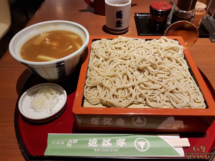  일본 전국 일주 29일차 - 도쿄(신오쿠보 오우미야(近江家)/122년 전통의 소바 맛집/세이로 소바/소바의 종류)