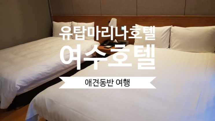  여수 호텔 애견동반 호텔 유탑마리나호텔앤리조트