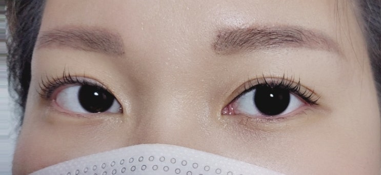  대구혁신도시속눈썹 민스뷰티 1인샵 / 바짝 올린 L펌으로 했어요~