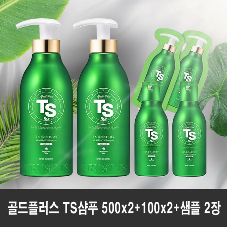 당신만 모르는 티에스 골드플러스 TS샴푸 500gx2개+100gx2개+샘플2매, 1200g 1세트 추천합니다