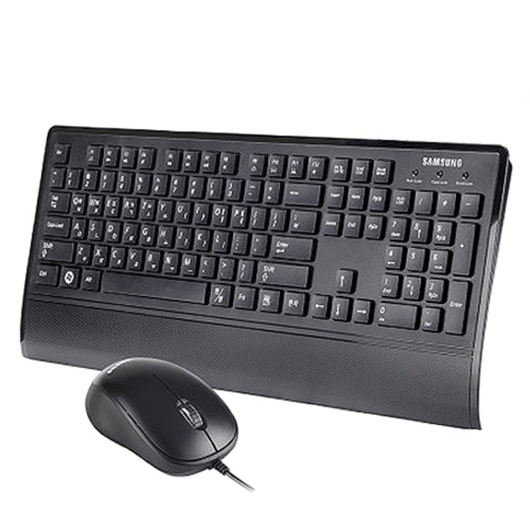 잘나가는 삼성전자 유선 키보드 마우스 세트 SKP-1000B, 혼합 색상(로켓배송) ··· 잘나가는 삼성전자 유선 키보드 마우스 세트 SKP-1000B, 혼합 색상(로켓배송) ···