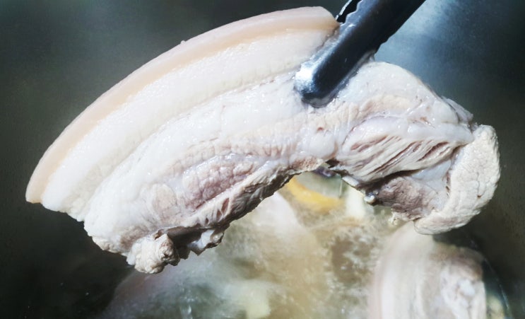  왕초보 수육 삶기 도전~