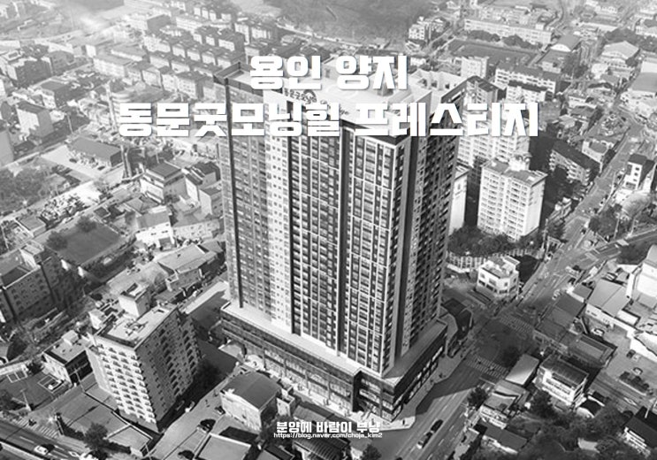  용인 양지 동문굿모닝힐 프레스티지 분양가 타입 평면 정보