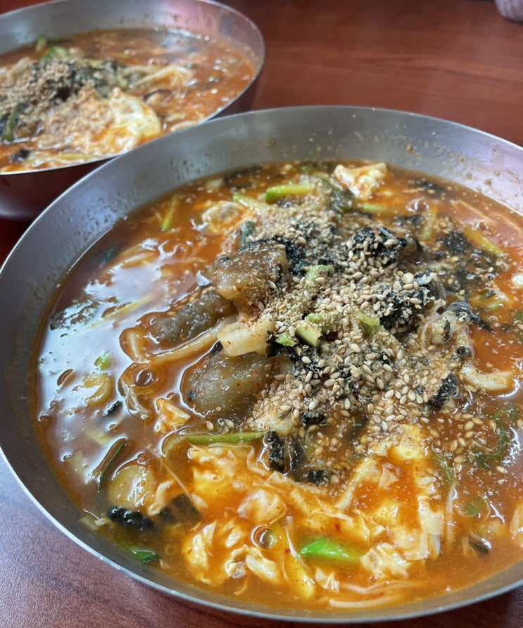 강원도 강릉 맛집_금천칼국수_장칼국수