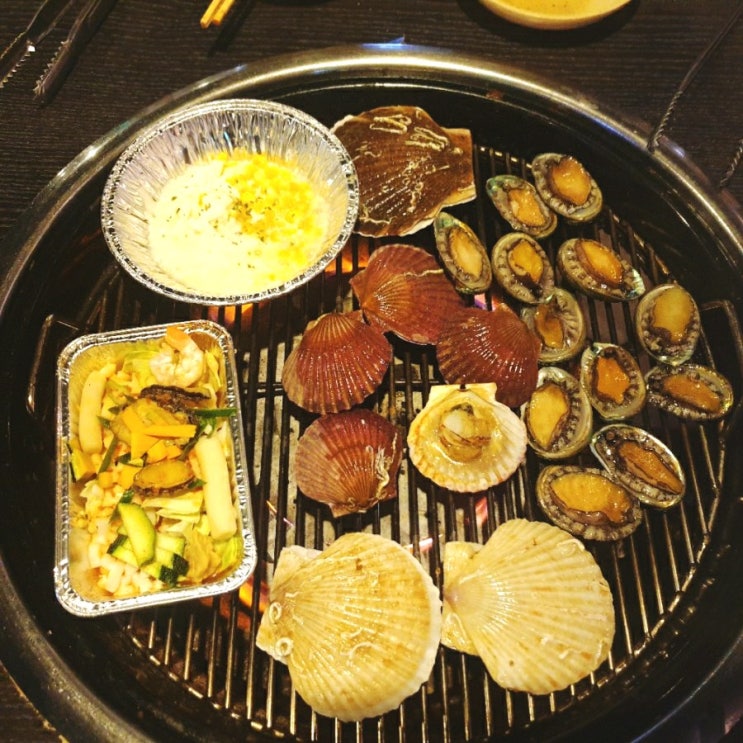 [가로수길 맛집] 신사동 맛집 조개구이 무한리필 ;  조개신화