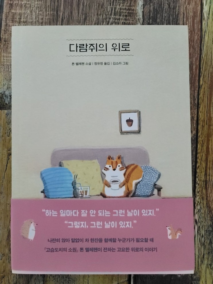  [독서] 다람쥐의 위로 - 톤 텔레헨(Toon Tellegen),정유정 옮김,김소라 그림, 아르테(arte)출판사 2020.03.16 (고슴도치의 소원)