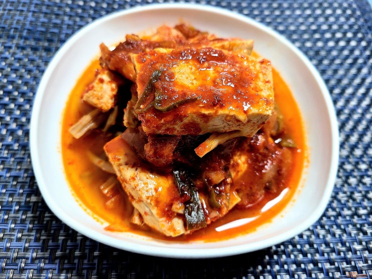  라조장으로 사천식 두부찌개 끓이는 방법