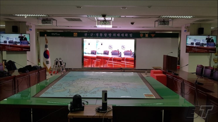 전남도청 충무시설 영상 회의실 LED Screen 설치 P2.5 (2019.02)