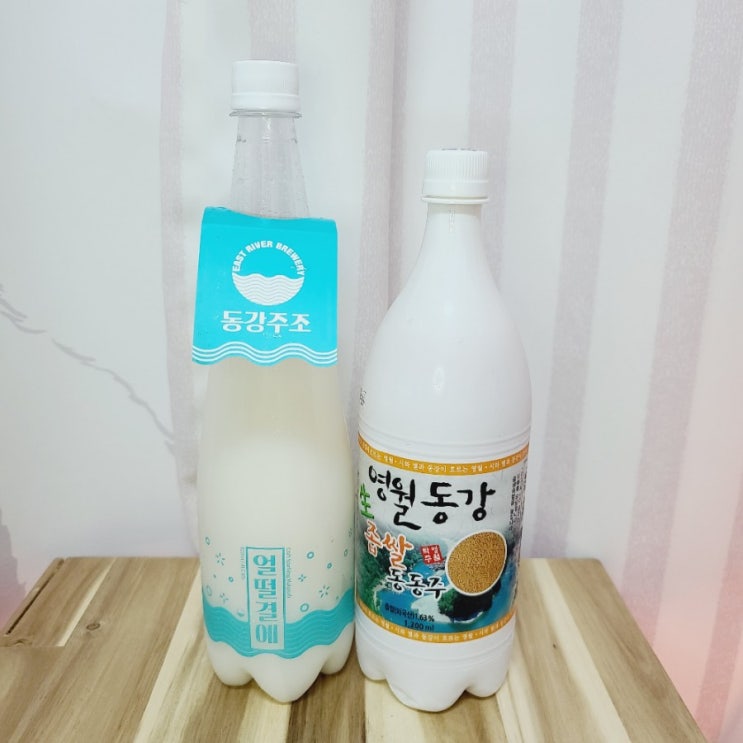  /영월/ 동강막걸리 vs 얼떨결에