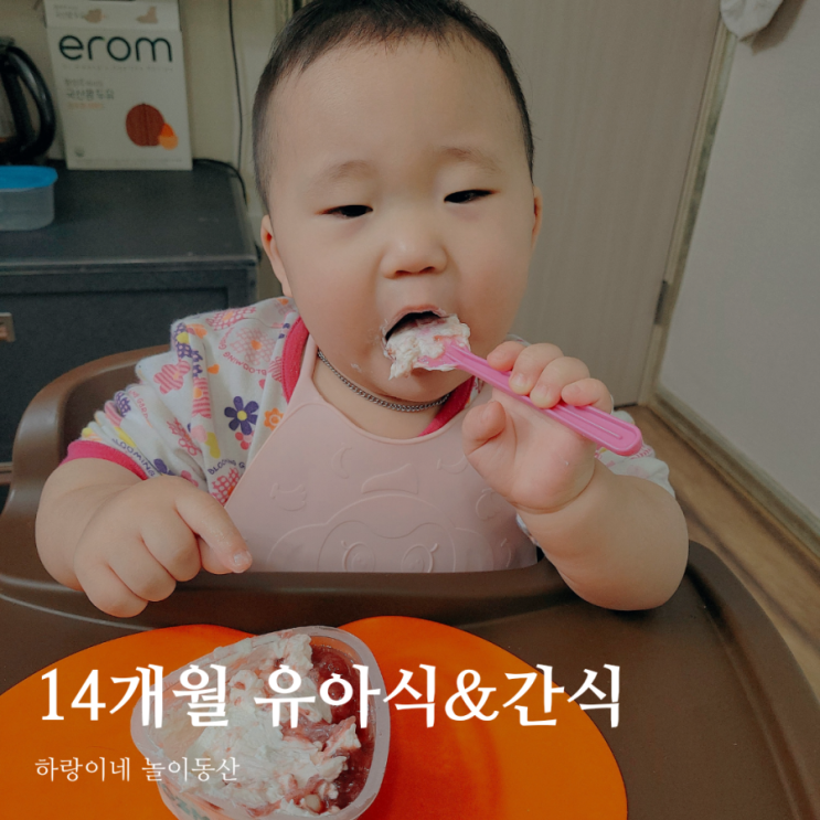  14개월 유아식 식단 아기간식 모음