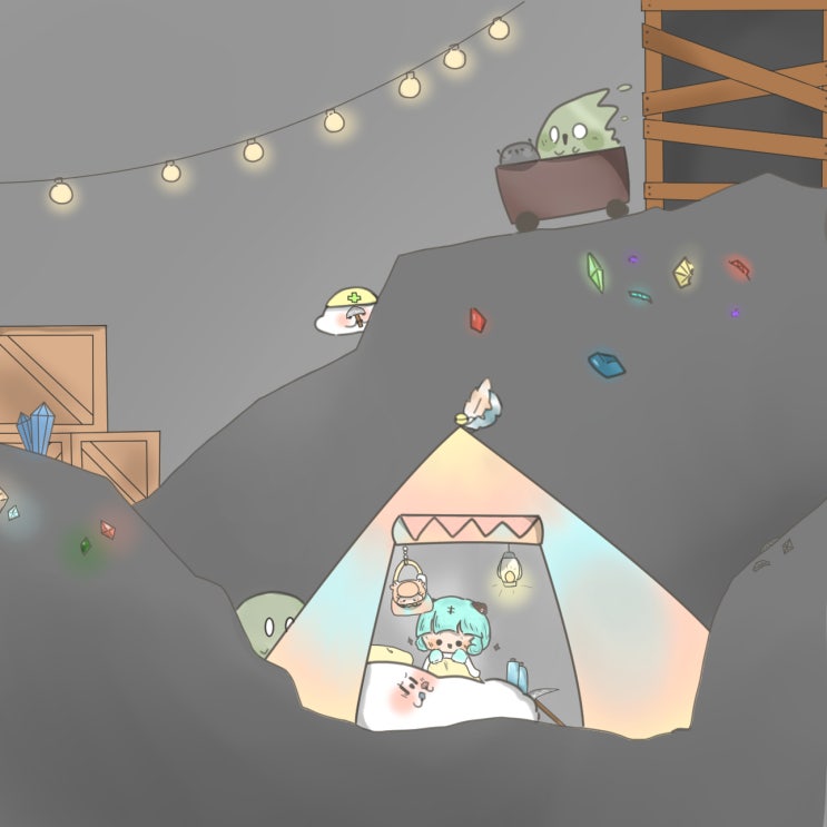  민티 모찌 광산[몽실]