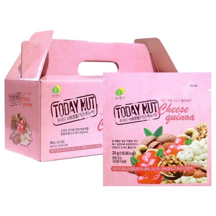 가성비 뛰어난 투데이넛 너트한줌 치즈퀴노아 견과 선물세트 30개입, 600g, 1세트(로켓배송) ··· 가성비 뛰어난 투데이넛 너트한줌 치즈퀴노아 견과 선물세트 30개입, 600g, 1세트(로켓배송) ···