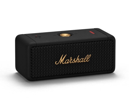 인지도 있는 Marshall Emberton 마샬 엠버튼 무선 블루투스 포터블 휴대용 방수 스피커, 블랙앤브라스 좋아요