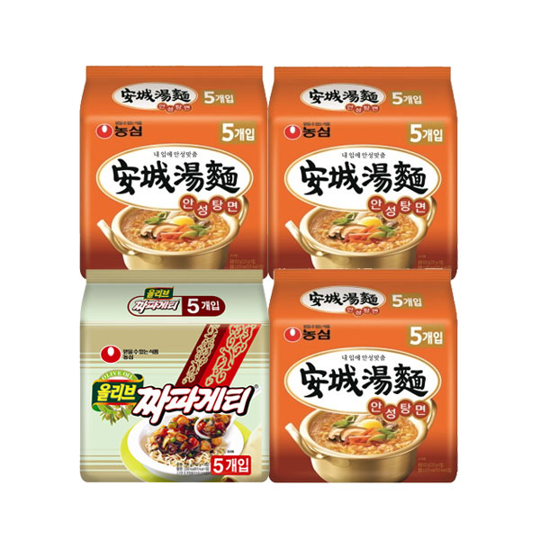인기 급상승인 농심 안성탕면 15p + 짜파게티 5p, 2세트 ··· 인기 급상승인 농심 안성탕면 15p + 짜파게티 5p, 2세트 ···