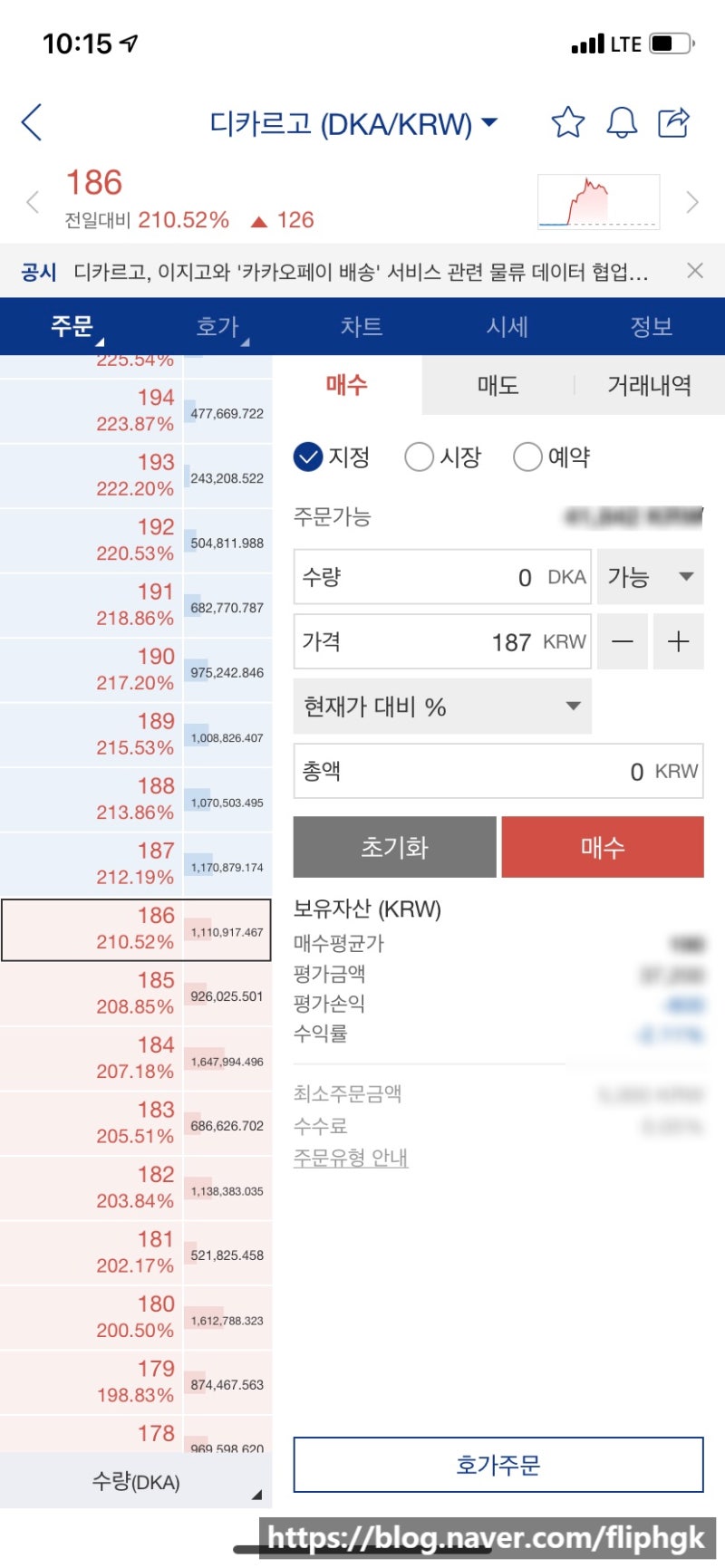 코인] 소소한 코인 투자 관람 후기 3일차. : 네이버 블로그