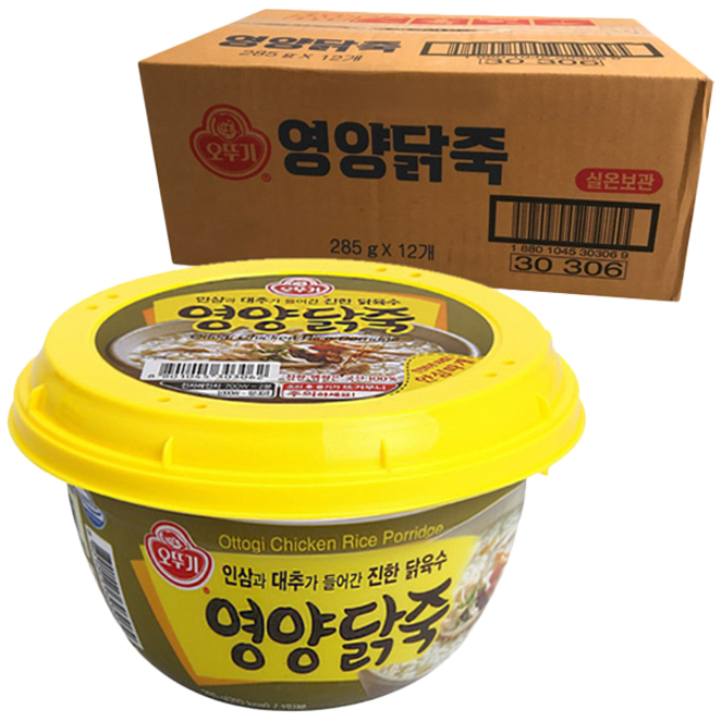 갓성비 좋은 오뚜기 영양닭죽, 285g, 12개(로켓배송) 좋아요 갓성비 좋은 오뚜기 영양닭죽, 285g, 12개(로켓배송) 좋아요