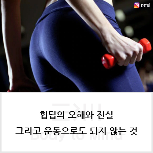  힙딥의 오해와 진실, 그리고 운동으로도 되지 않는 것