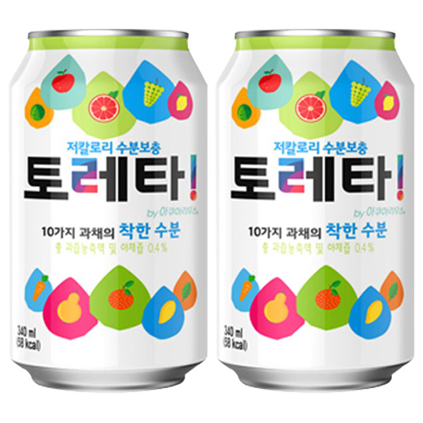 가성비 좋은 토레타 이온음료 캔, 340ml, 24개 좋아요