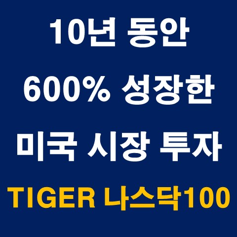  TIGER 나스닥100 : 10년 600% 성장한 미국시장 투자_개인연금ETF, IRP ETF