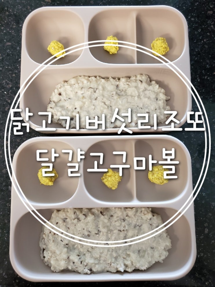  11개월 쌍둥이 유아식:) 닭고기버섯리조또, 달걀고구마볼 만들기 및 유아식스케줄
