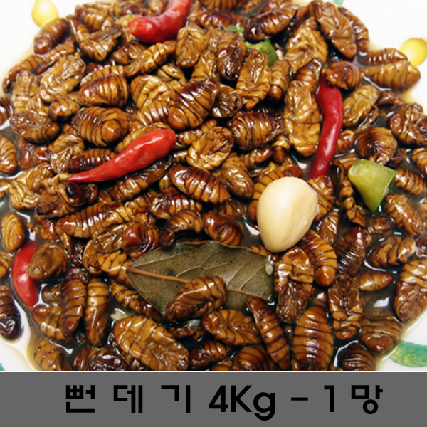 가성비 뛰어난 (유)에스에이치유통 조은상사 번데기, 4kg, 1팩 추천합니다