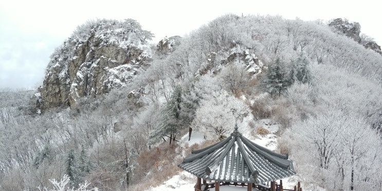  주금산, 봄이 오는 길목에서 뜻밖의 눈꽃 산행,준비물 아이젠 스패츠,들머리 몽골문화촌