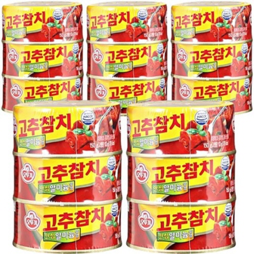 인기 많은 오뚜기 고추참치, 150g, 15개 ··· 인기 많은 오뚜기 고추참치, 150g, 15개 ···