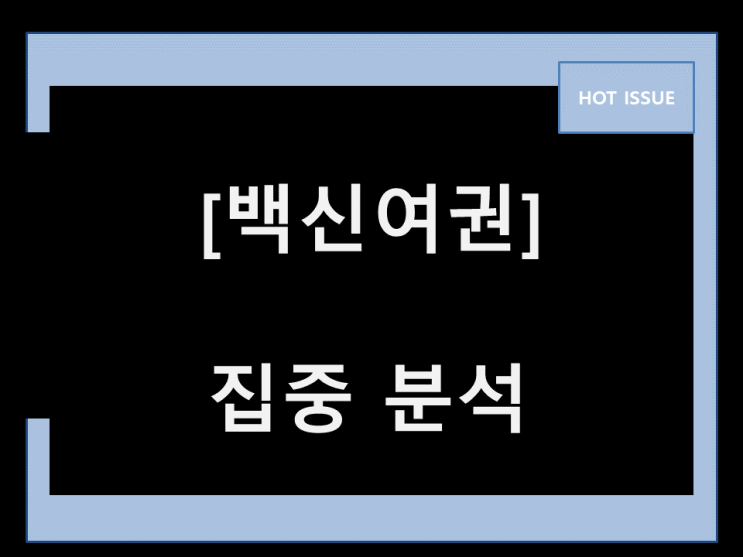  백신여권 수혜주 발빠르게