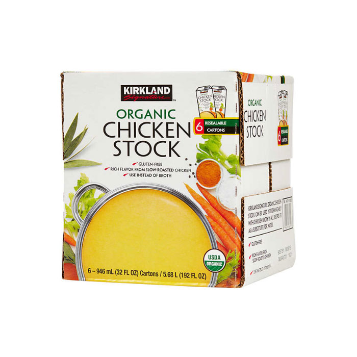 최근 인기있는 커클랜드 치킨스톡 닭고기육수 946ml 6개입 1박스/ Kirkland Signature Organic Chicken Stock 32oz 6ct 추천합니다